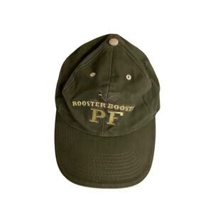 Rooster Booster PF Pheasants Forever Embroidered Green Baseball Cap Adjustable